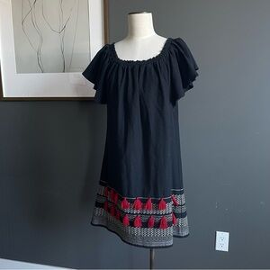 Piper by Townson Apala Off Shoulder Dress in Black